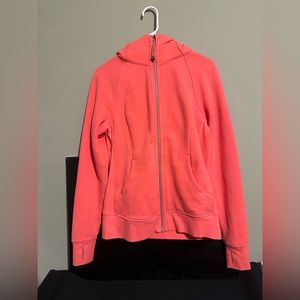 Lululemon Scuba Hoodie *Light Cotton Fleece pink Size 8